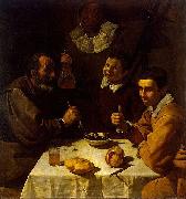 Drei Manner am Tisch, Diego Velazquez